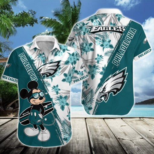 Philadelphia Eagles 2 (41) Personalized Hawaiian Button down shirt