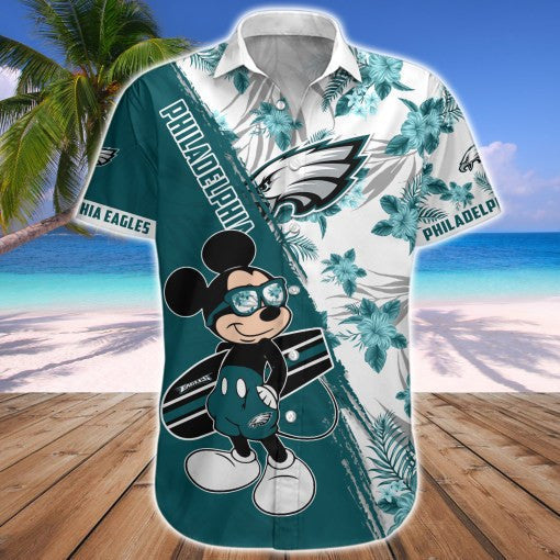 Philadelphia Eagles 2 (41) Personalized Hawaiian Button down shirt