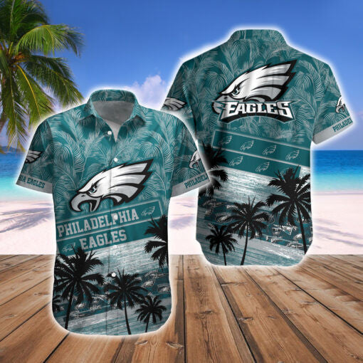 Philadelphia Eagles 2 (57) Personalized Hawaiian Button down shirt