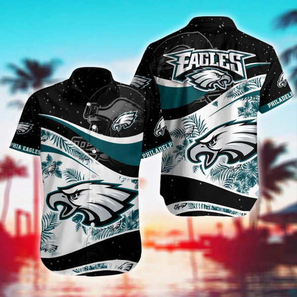 Philadelphia Eagles 2 (40) Personalized Hawaiian Button down shirt