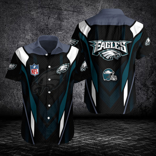 Philadelphia Eagles 2 (43) Personalized Hawaiian Button down shirt