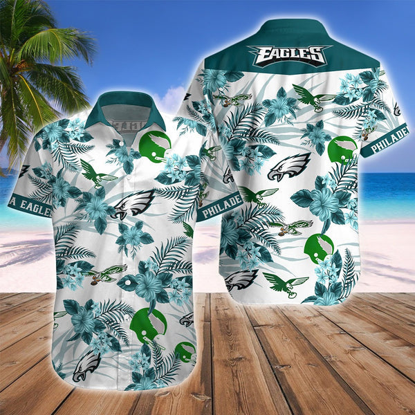 Philadelphia Eagles 2 (38) Personalized Hawaiian Button down shirt