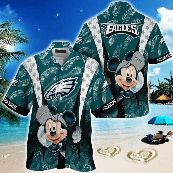 Philadelphia Eagles 2 (49) Personalized Hawaiian Button down shirt