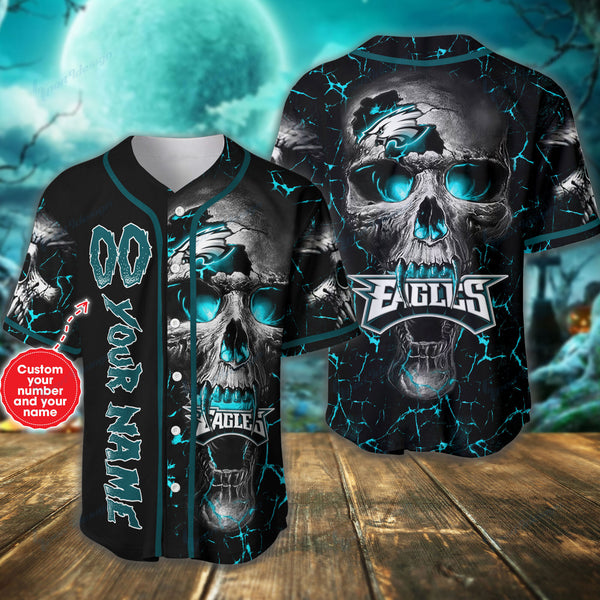 Philadelphia Eagles Personalized Baseball Jersey 042