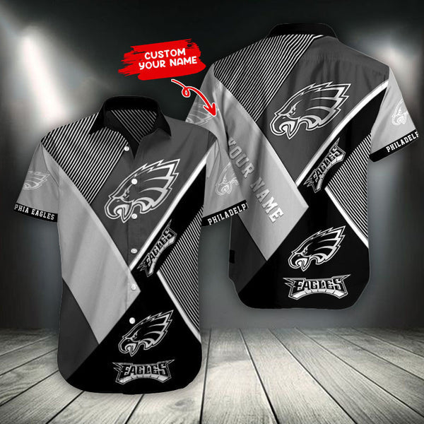 Philadelphia Eagles 2 (59) Personalized Hawaiian Button down shirt