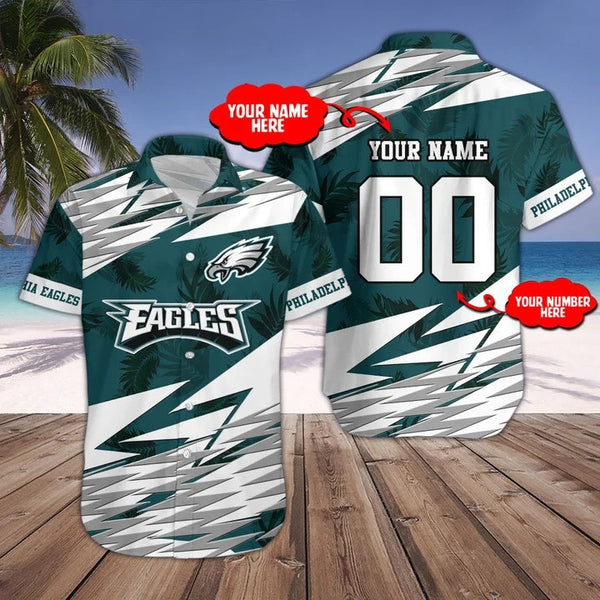 Philadelphia Eagles 2 (61) Personalized Hawaiian Button down shirt