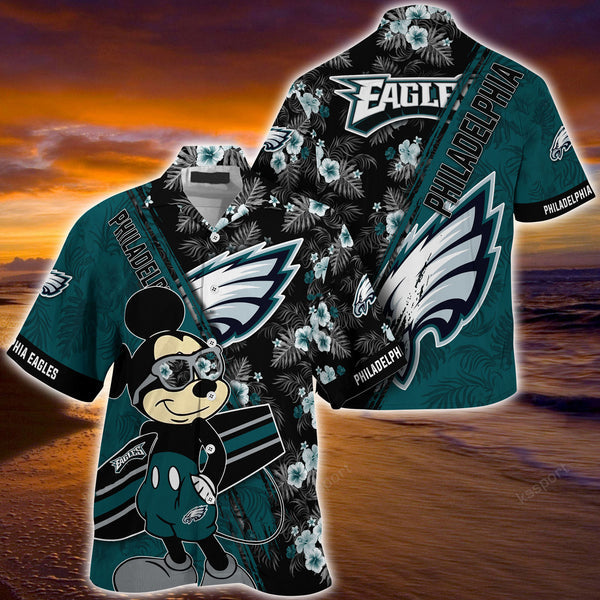 Philadelphia Eagles 2 (76) Personalized Hawaiian Button down shirt