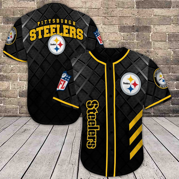 Pittsburgh Steelers Personalized Baseball Jersey 065