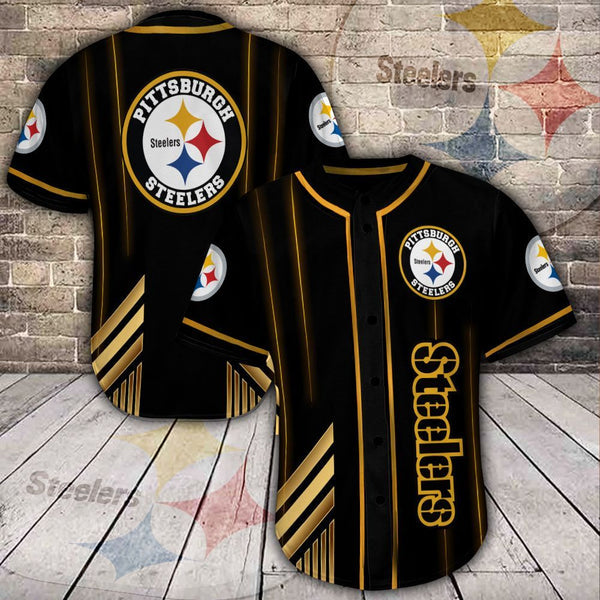 Pittsburgh Steelers Personalized Baseball Jersey 066