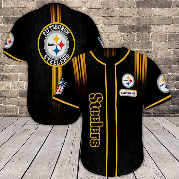 Pittsburgh Steelers Personalized Baseball Jersey 063