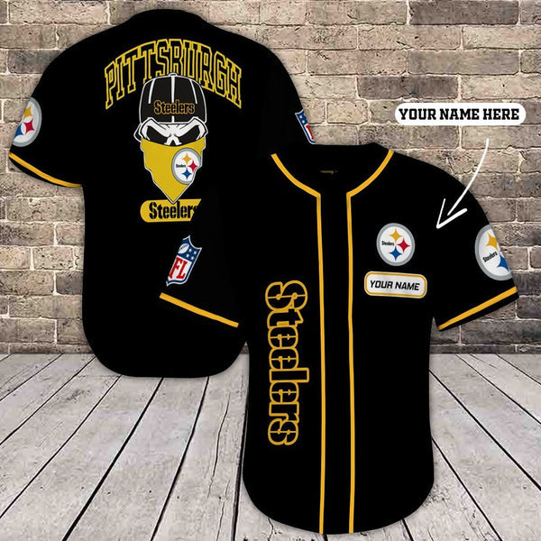 Pittsburgh Steelers Personalized Baseball Jersey 060