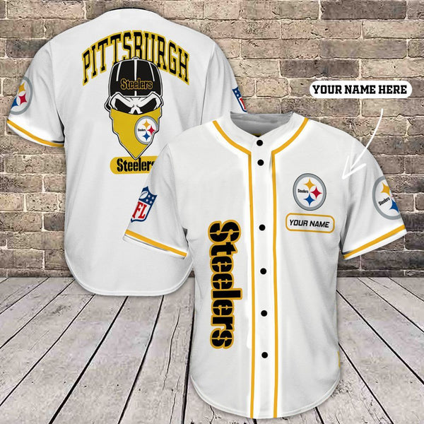 Pittsburgh Steelers Personalized Baseball Jersey 060