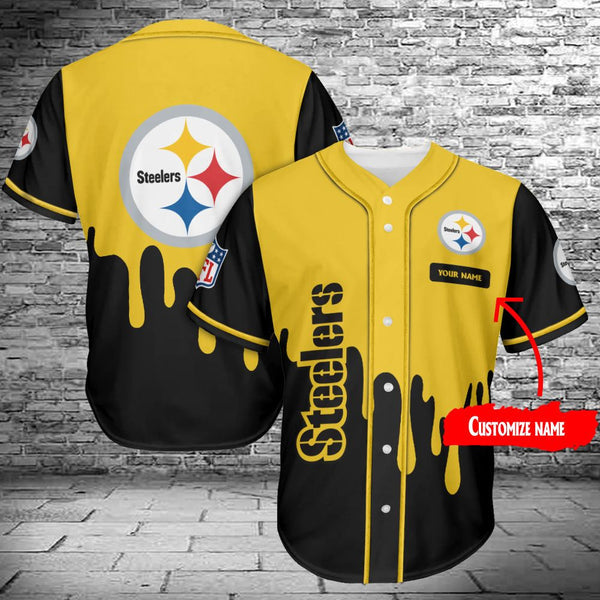 Pittsburgh Steelers Personalized Baseball Jersey 070