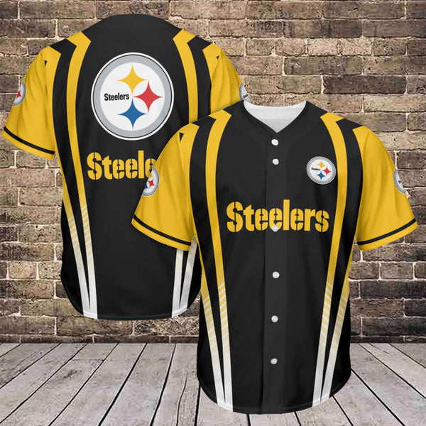 Pittsburgh Steelers Personalized Baseball Jersey 072