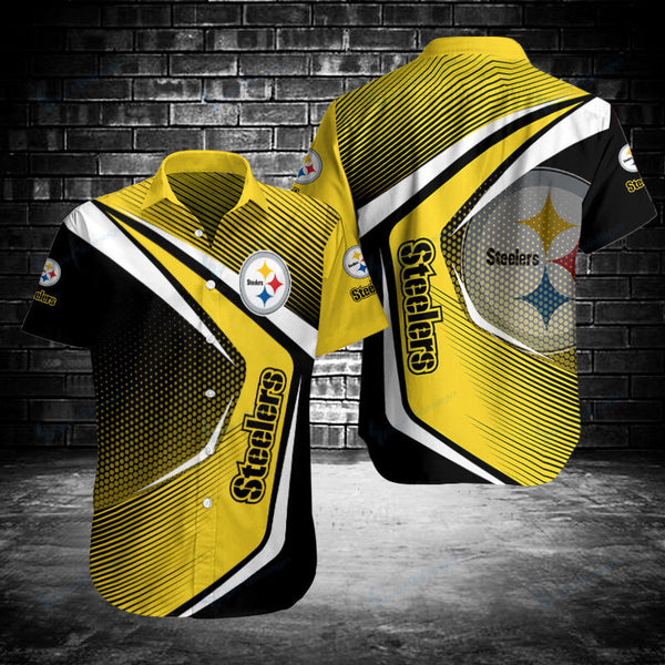 Pittsburgh Steelers 2 (24) Personalized Hawaiian Button down shirt