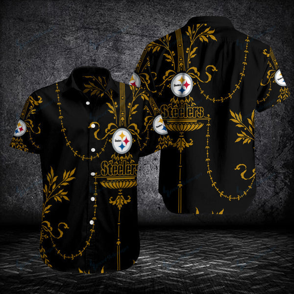 Pittsburgh Steelers 2 (29) Personalized Hawaiian Button down shirt