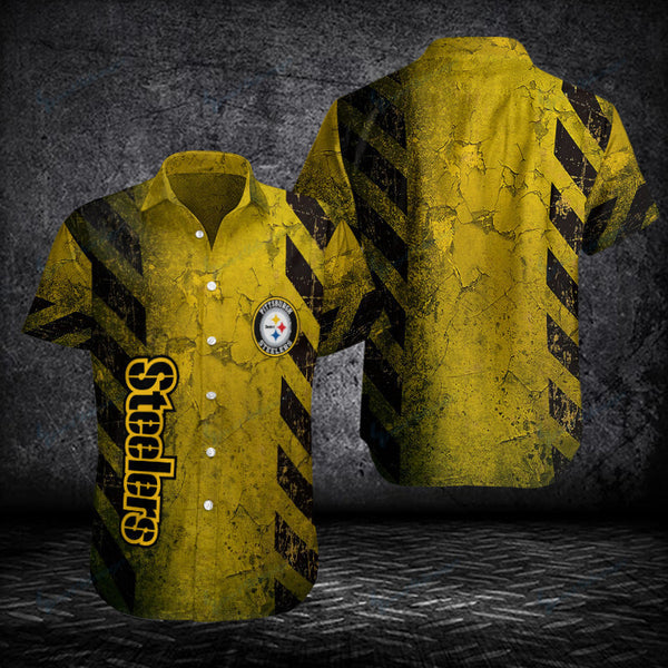 Pittsburgh Steelers 2 (23) Personalized Hawaiian Button down shirt
