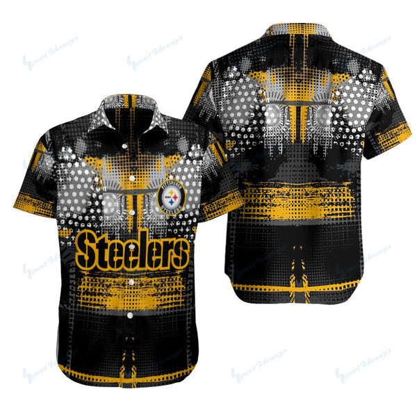 Pittsburgh Steelers 2 (43) Personalized Hawaiian Button down shirt