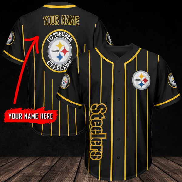 Pittsburgh Steelers Personalized Baseball Jersey 079