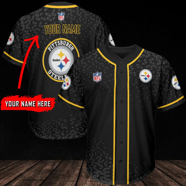 Pittsburgh Steelers Personalized Baseball Jersey 082