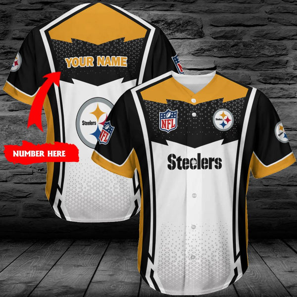 Pittsburgh Steelers Personalized Baseball Jersey 083