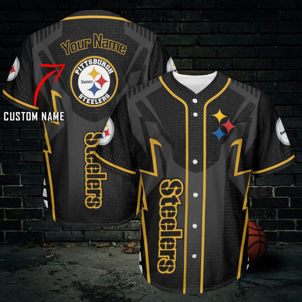 Pittsburgh Steelers Personalized Baseball Jersey 093