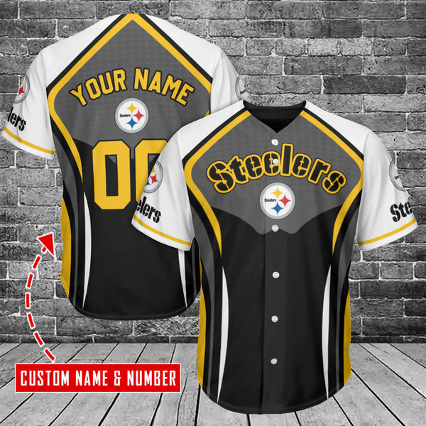 Pittsburgh Steelers Personalized Baseball Jersey 089