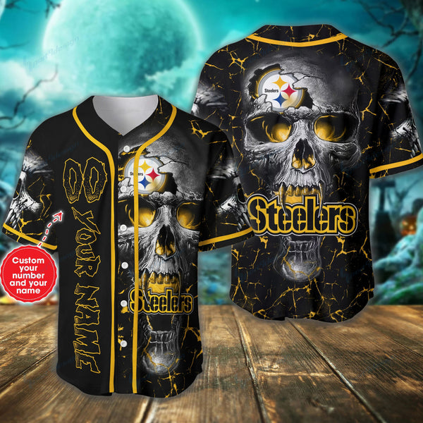 Pittsburgh Steelers Personalized Baseball Jersey 092