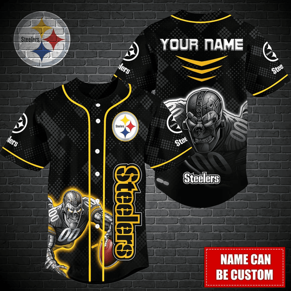 Pittsburgh Steelers Personalized Baseball Jersey 098