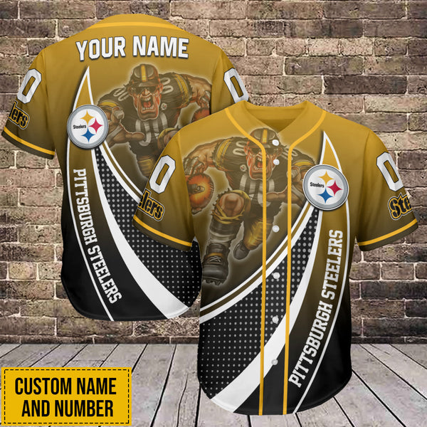 Pittsburgh Steelers Personalized Baseball Jersey 102