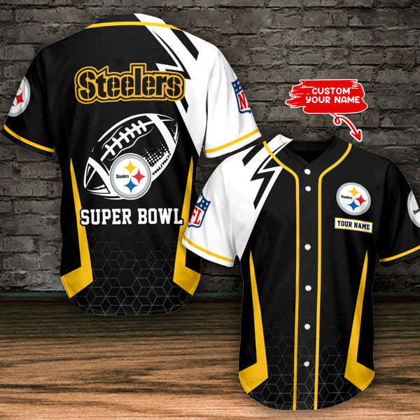 Pittsburgh Steelers Personalized Baseball Jersey 109