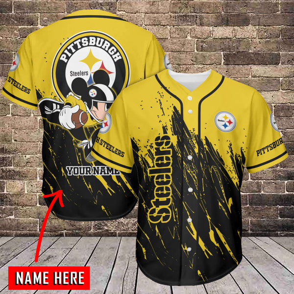 Pittsburgh Steelers Personalized Baseball Jersey 114
