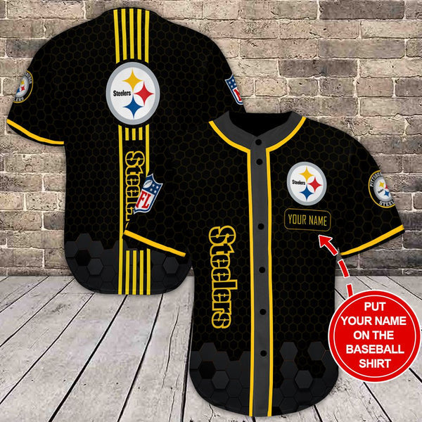 Pittsburgh Steelers Personalized Baseball Jersey 110
