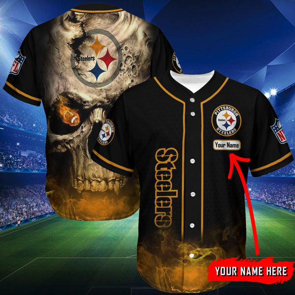 Pittsburgh Steelers Personalized Baseball Jersey 113