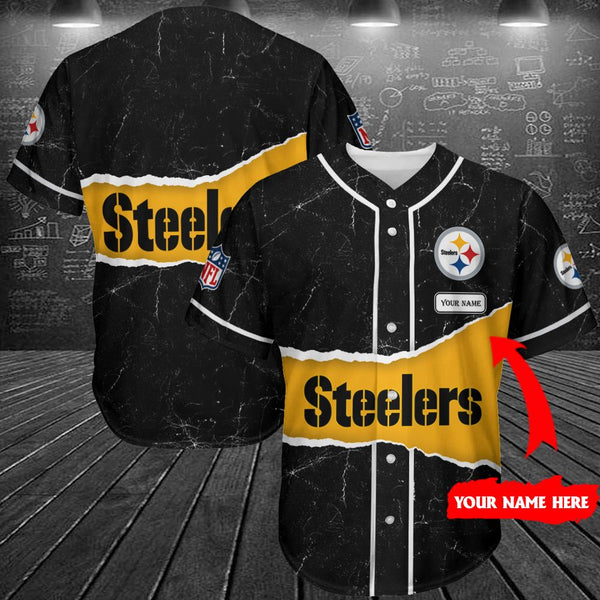 Pittsburgh Steelers Personalized Baseball Jersey 118