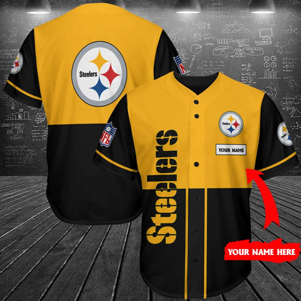Pittsburgh Steelers Personalized Baseball Jersey 120
