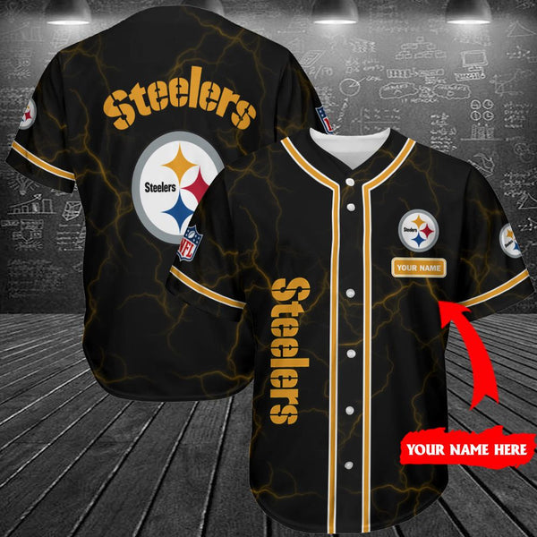 Pittsburgh Steelers Personalized Baseball Jersey 122