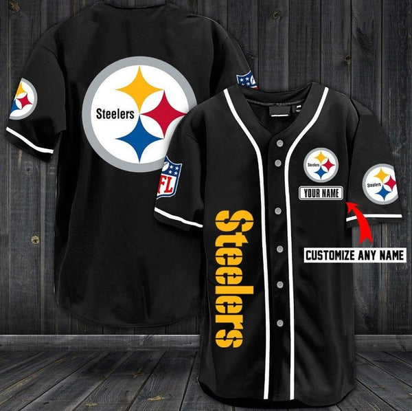 Pittsburgh Steelers Personalized Baseball Jersey 121