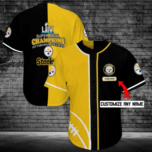 Pittsburgh Steelers Personalized Baseball Jersey 115