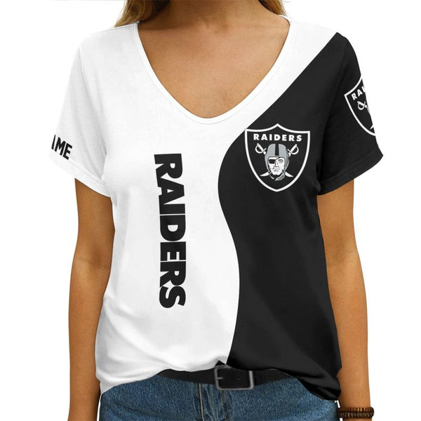 Las Vegas Raiders 1 (103) Personalized V-neck Women T-shirt