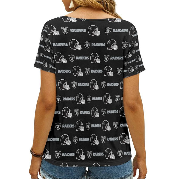 Las Vegas Raiders 1 (102) Personalized V-neck Women T-shirt