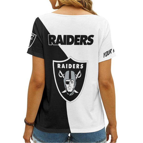 Las Vegas Raiders 1 (103) Personalized V-neck Women T-shirt