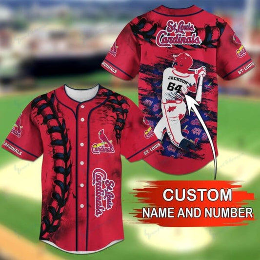 Arizona Cardinals Personalized Baseball Jersey 015