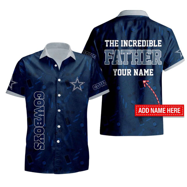 Dallas Cowboys 2 (272) Personalized Hawaiian Button down shirt