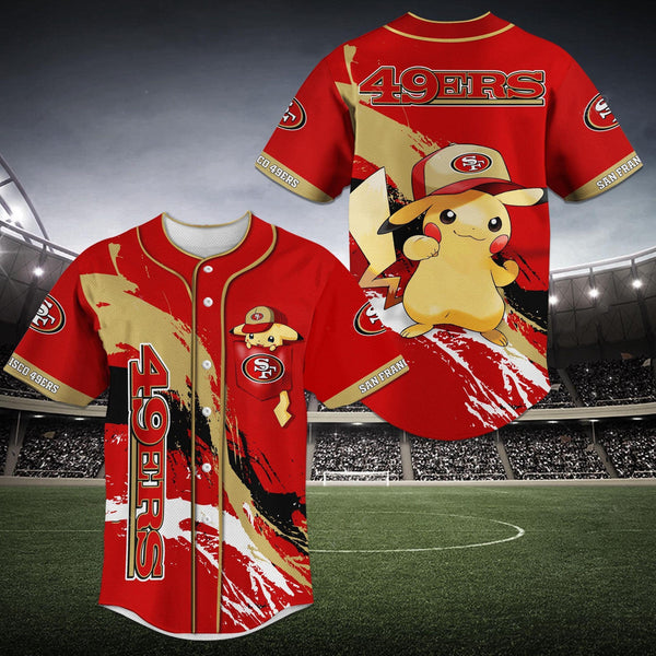 San Francisco 49ers Personalized Baseball Jersey 040