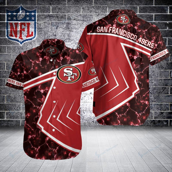 San Francisco 49ers 2 (42) Personalized Hawaiian Button down shirt