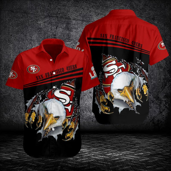 San Francisco 49ers 2 (38) Personalized Hawaiian Button down shirt
