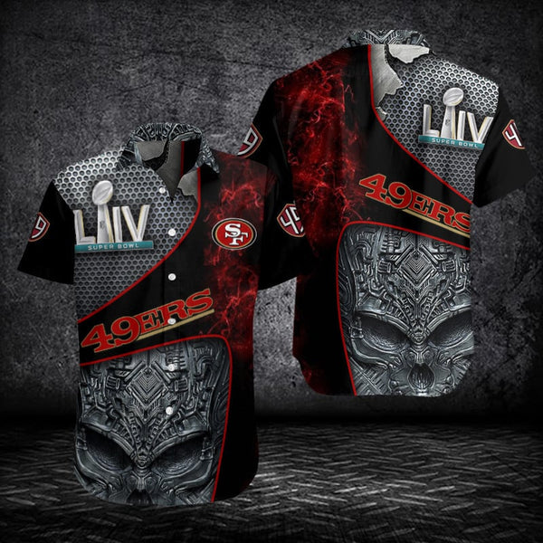 San Francisco 49ers 2 (54) Personalized Hawaiian Button down shirt