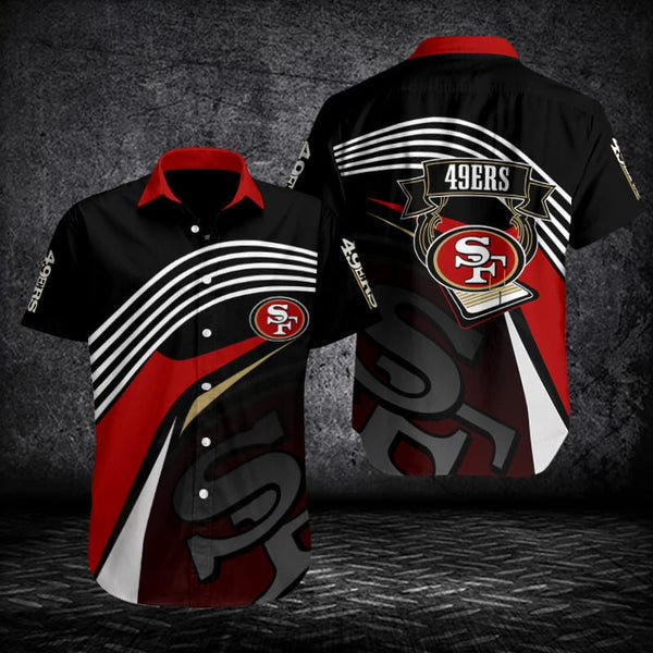 San Francisco 49ers 2 (55) Personalized Hawaiian Button down shirt