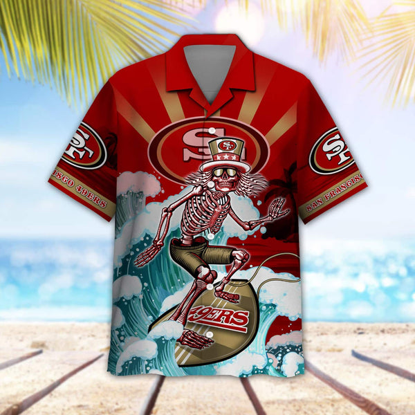 San Francisco 49ers 2 (45) Personalized Hawaiian Button down shirt